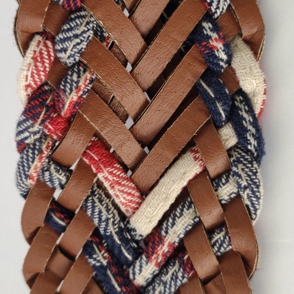 Women's weaved brown belt size 18 - Picture 3 of 3